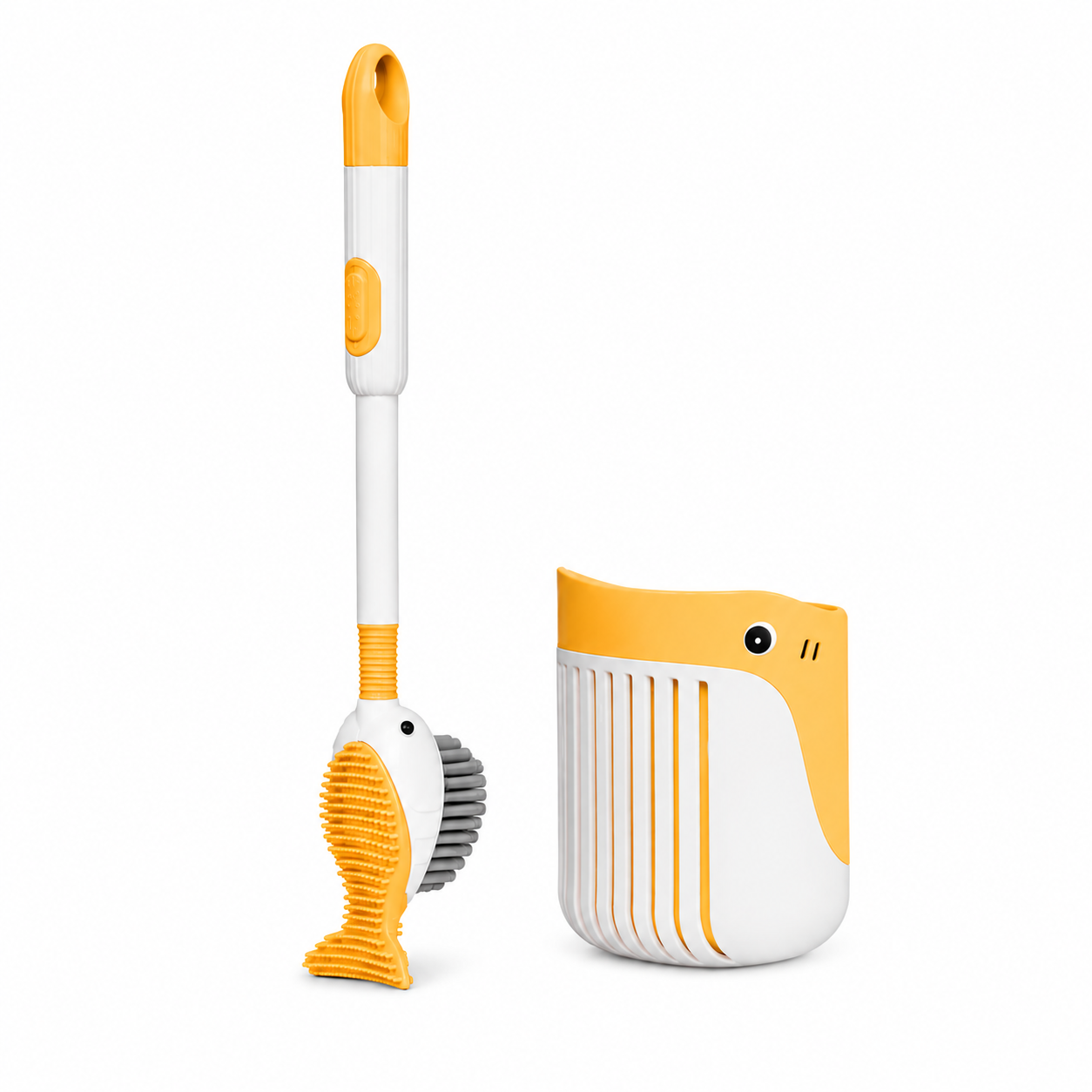 AquaWhale 2-In-1 Silicone Toilet Cleaning Brush