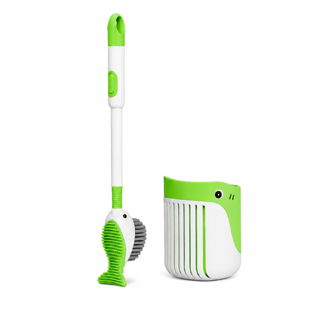 AquaWhale 2-In-1 Silicone Toilet Cleaning Brush