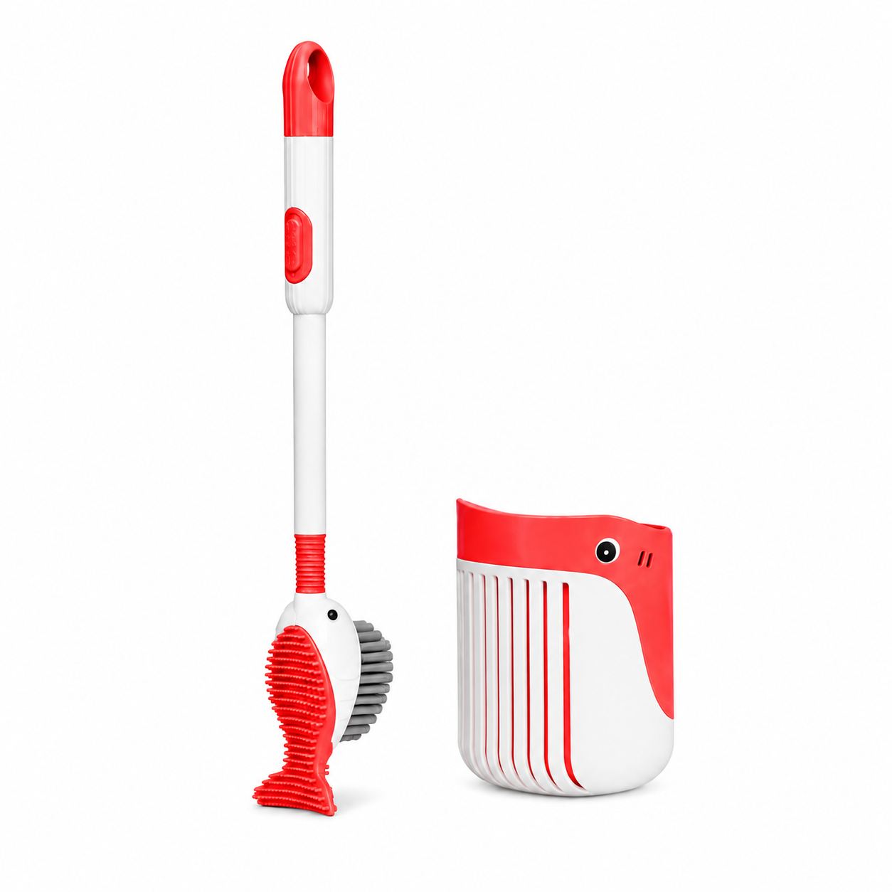 AquaWhale 2-In-1 Silicone Toilet Cleaning Brush